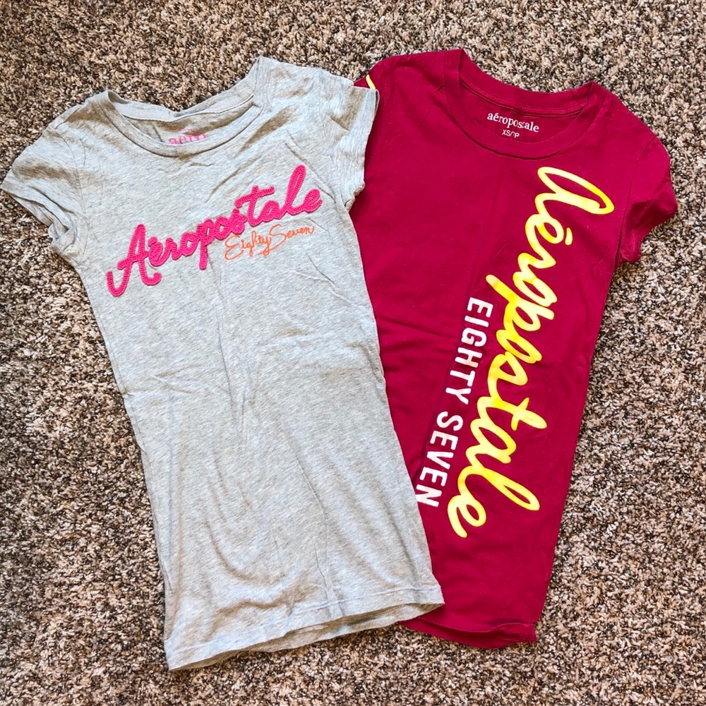 BUNDLE of 2 Aeropostale tees